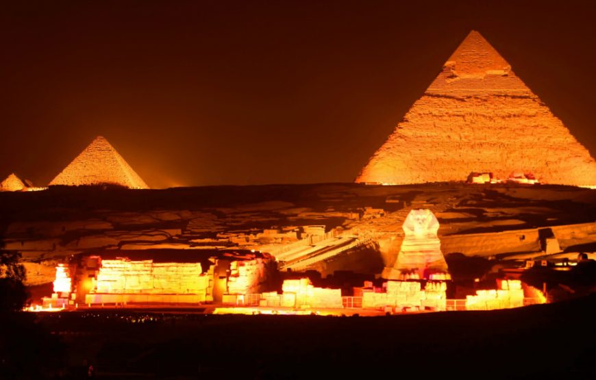 Sound and Light Show At Giza Pyramids