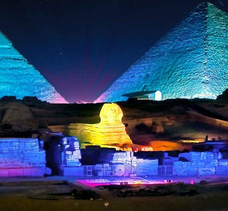 Sound and Light Show At Giza Pyramids